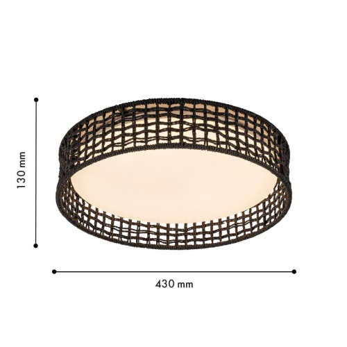 Потолочный светильник F-Promo 4750-4C, Потолочный светильник, D430xH100, LEDx25W, 1300LM, 3000/4000/6000K, included, remote control