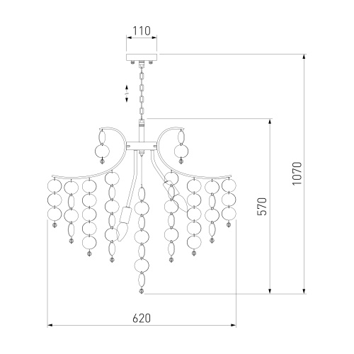 Подвесной светильник Bogate's 335/9