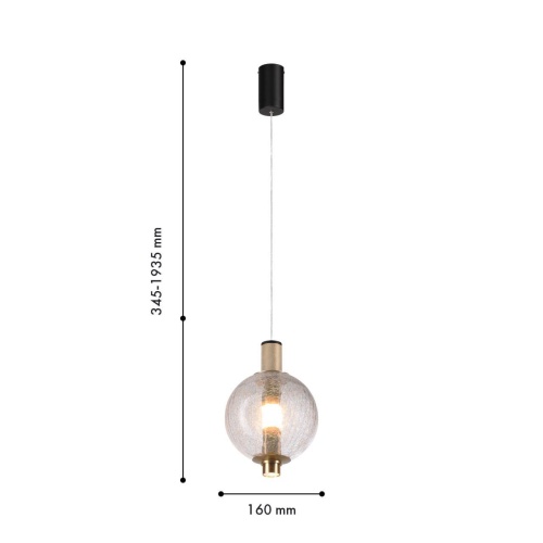 Подвес Favourite 4316-1P, подвес, D160xH345/1935, LEDx9W, 650LM, 4000K, CRI>90, included