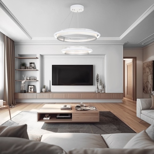 Подвесной светильник Eurosvet 90241/2 белый/ серебро