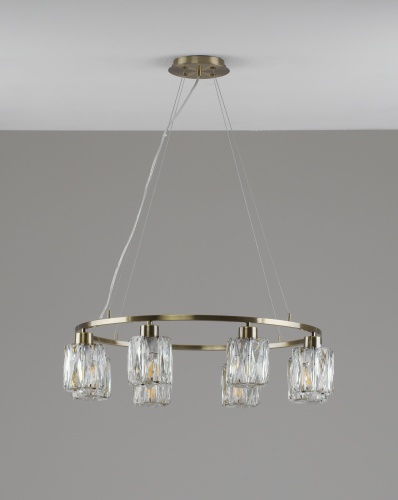 Люстра подвесная Moderli V11685-8P Prismique