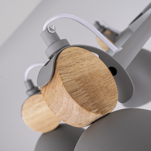 Люстра на штанге ROLLA 8 Gray 178073-26