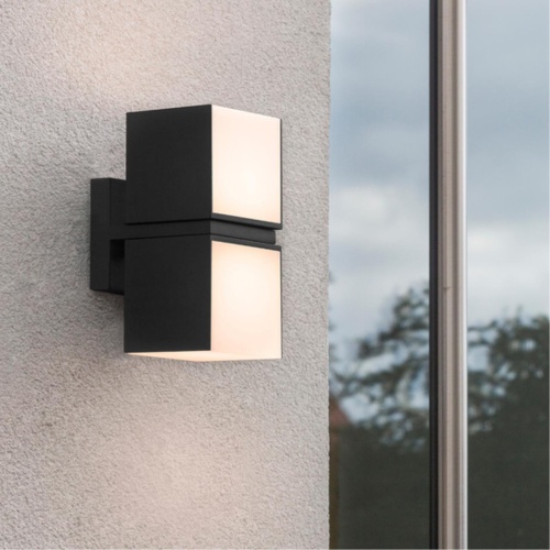 Уличный настенный светильник Arte lamp A5193AL-2BK УЛИЧНЫЙ СВЕТИЛЬНИК