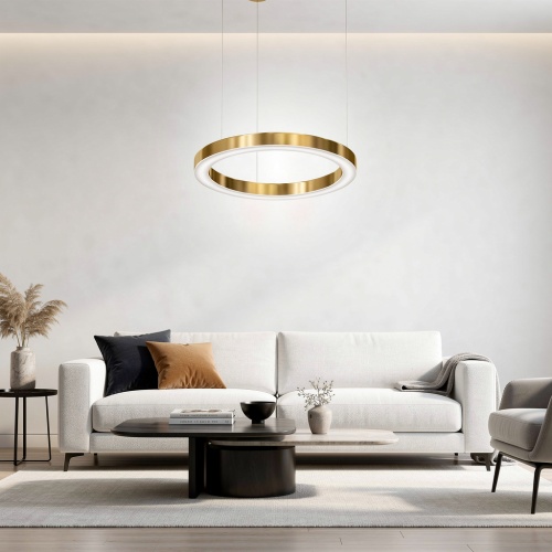 Подвесная люстра Light Ring Horizontal D120 Золотой 177925-22