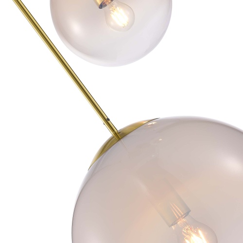 SL1190.203.03 Светильник подвесной ST-Luce Золотистый/Прозрачно-белый E27 3*60W КАССИУС