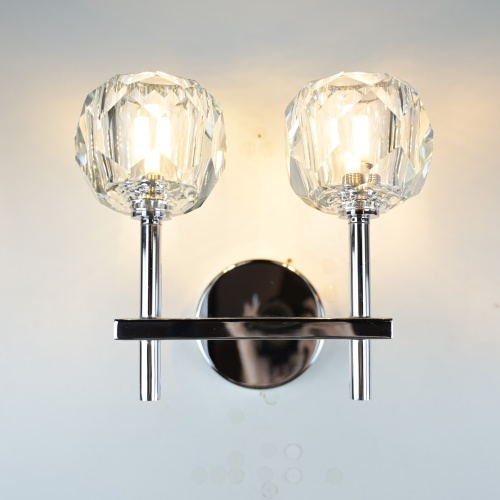 Бра  Boule de Cristal Double Sconce Chrome 156049-22