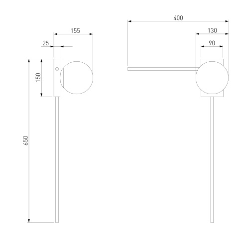 Настенный светильник Eurosvet 40034/1 латунь