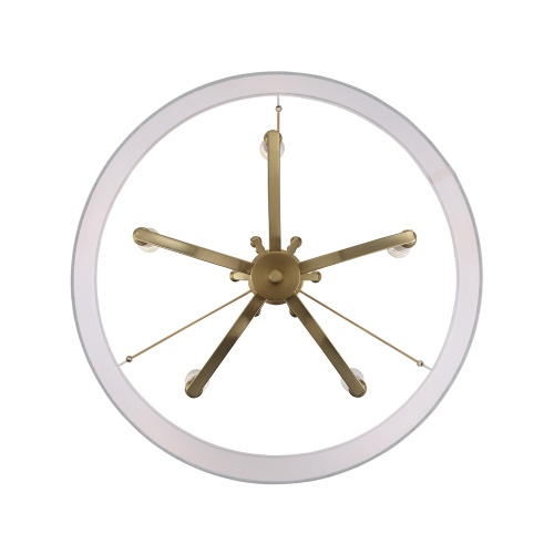 SL1403.303.05 Люстра подвесная ST-Luce Латунь/Прозрачный E27*5 40W ОПАЛ