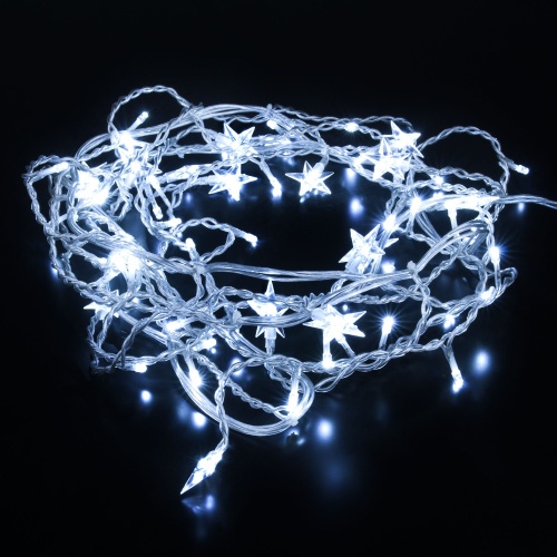 Гирлянда бытовая электрическая бахрома Eurosvet 100-002 белый