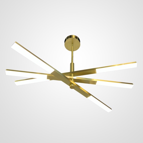 Люстра На Штанге Orton На 3 D96 Gold от Imperiumloft 241024-26