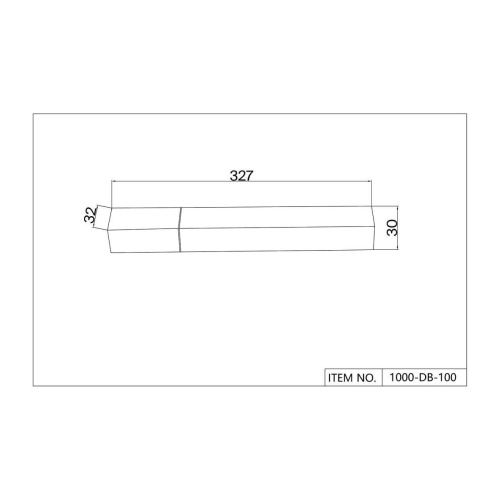 Блок питания unica Favourite 1000-DB-100, блок питания, L327xW32xH30, 100W, 42V, IP20