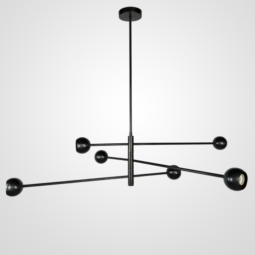 Люстра на штанге SALME L6 A Black 212778-26