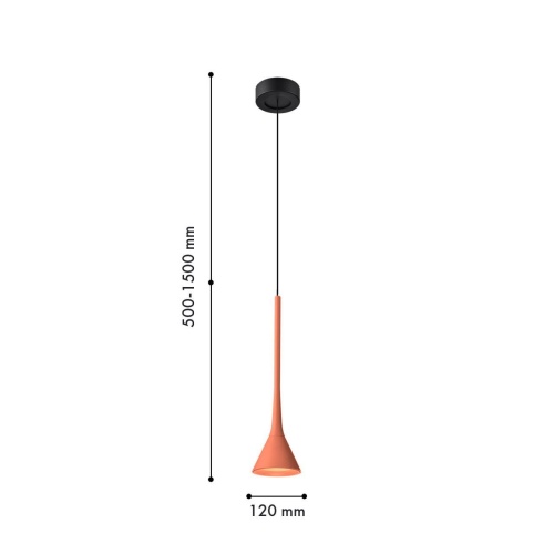 Подвес Favourite 4409-1P, подвес, D120xH500/1500, LEDx6W, 525LM, 4000K, IP20, included