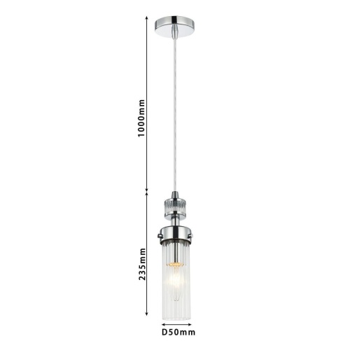 Подвес Favourite 2819-1P, подвес, D100xH235/1270, 1xE14x40W, excluded