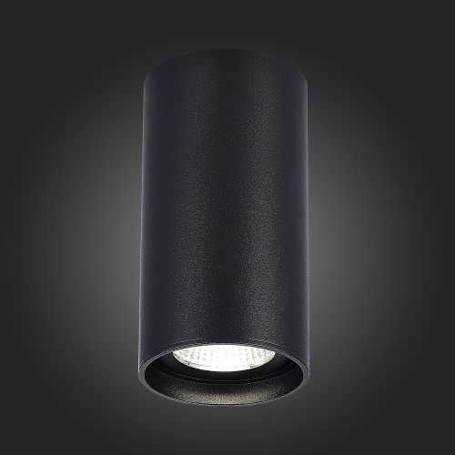 ST157.442.15 Светильник потолочный Черный LED 1*15W 4000K 1 200Lm Ra&gt;90 60° IP44 D75xH140 220-265V Накладные светильники