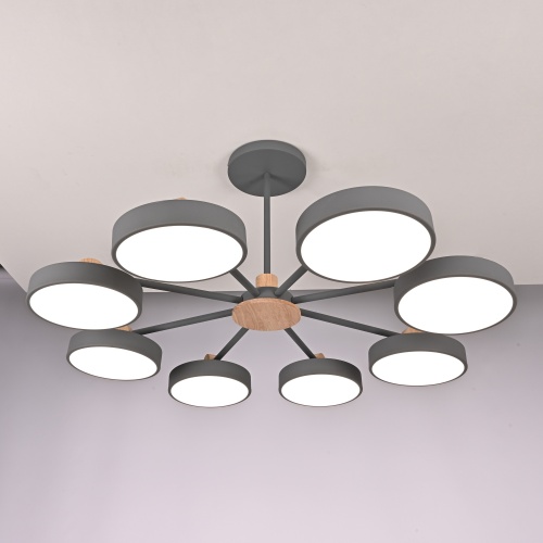 Потолочная люстра MOVE 8 Gray 178257-26
