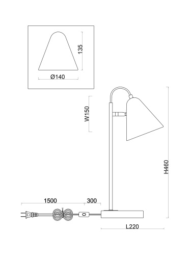 Настольный светильник Freya FR8001TL-01WG