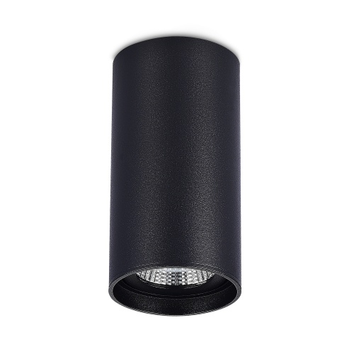 ST157.442.15 Светильник потолочный Черный LED 1*15W 4000K 1 200Lm Ra&gt;90 60° IP44 D75xH140 220-265V Накладные светильники