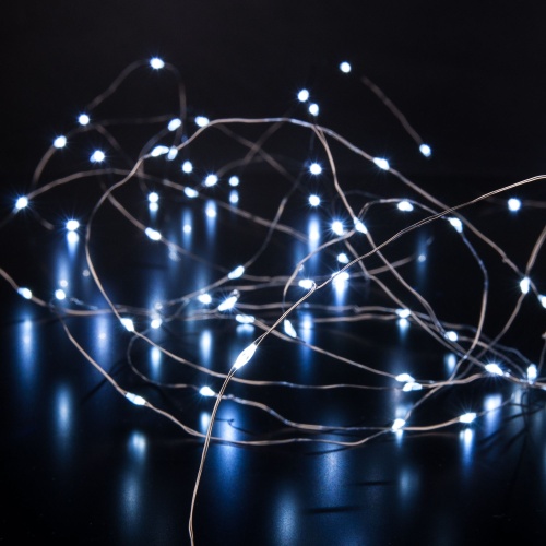 Гирлянда бытовая электрическая нить Eurosvet 400-007 белый