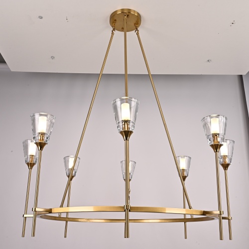 Люстра Torche De Verre Round Chandelier 8 от Imperiumloft 75676-22