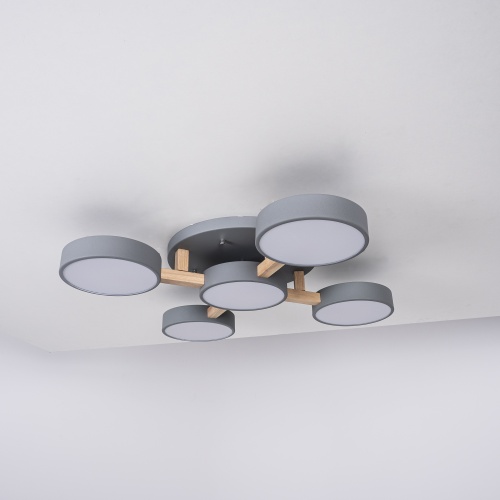 Потолочная люстра JOIST 5 Gray 178329-26