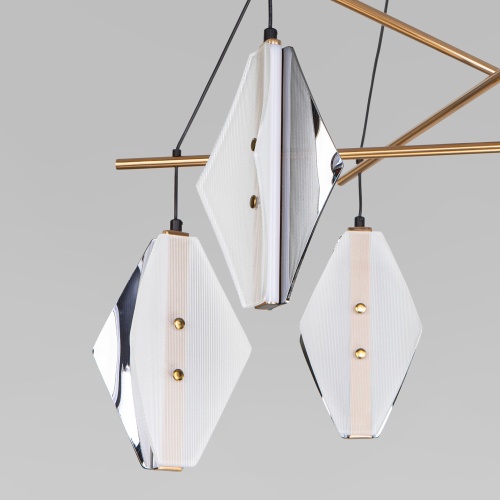 Подвесной светильник Eurosvet 301054 LED латунь