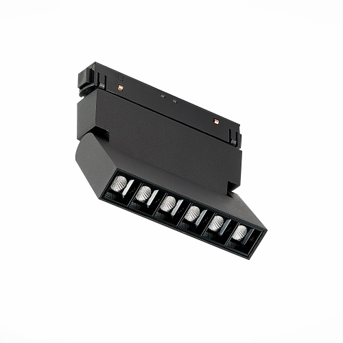 ST364.446.06 Магнитный трековый светильник Черный LED 1*6W 4000K 532Lm Ra>80 36° IP20 L120xW22xH108 СКАЙЛАЙН 48V