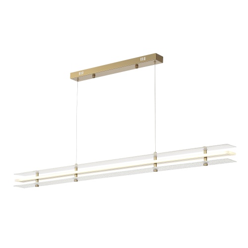 SL6245.223.01 Светильник подвесной ST-Luce золотистый/Прозрачный LED 1*30W 4000K ФЭГИ