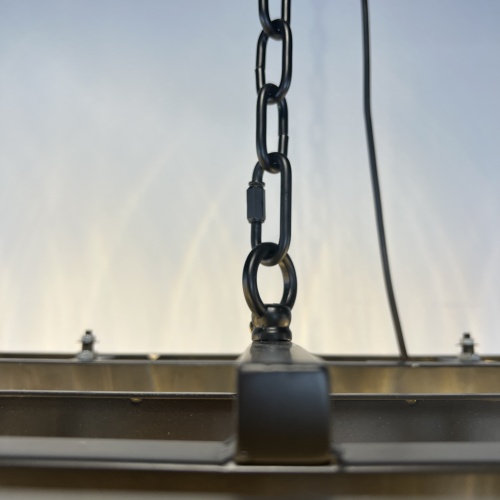 Подвесная люстра RH 1920s Odeon Clear Glass Black 180 248522-22