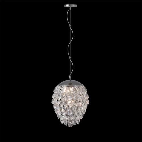 Светильник подвесной Crystal Lux CHARME SP6 CHROME/TRANSPARENT