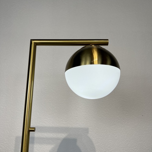 Торшер Geneva Single Glass Globe Floor Lamp от Imperiumloft 85499-22