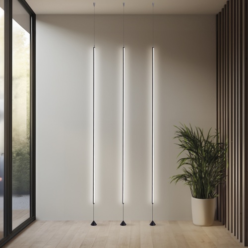 ST901.405.28 Светильник напольный ST-Luce Черный LED 1*28W 4000K Напольные светильники