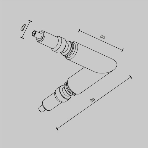 Комплектующие для систем освещения с токоведущими элементами Technical CA006EC-B