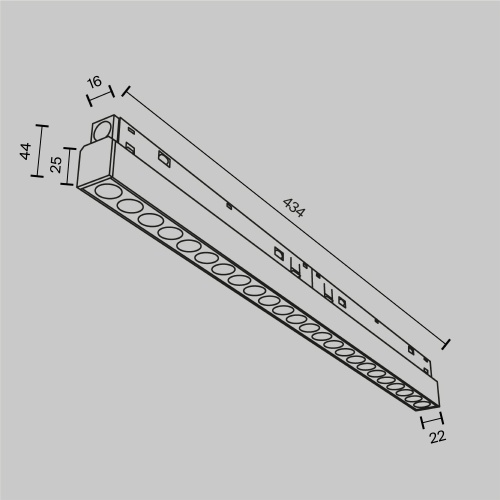 Трековый светильник Technical TR031-2-24W3K-W