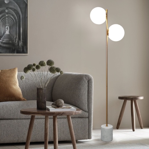  Eurosvet 01158/2/ напольный светильник/ латунь