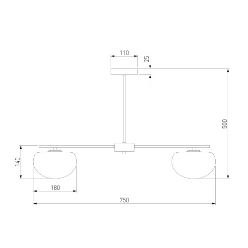 Подвесной светильник Eurosvet 30190/5 латунь