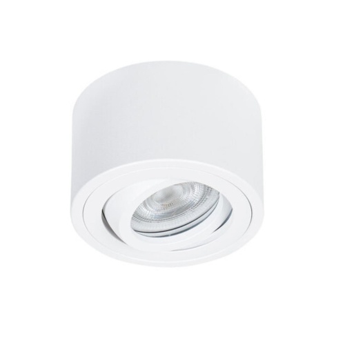 Накладной светильник Arte lamp A0550PL-1WH Светильник потолочный накладной UNITO для MR16 Ø80x50мм белый IP44