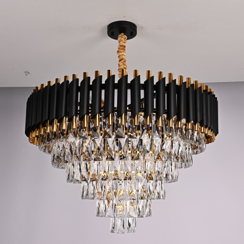 Подвесная Люстра Empire Black Chandelier Crystal D 70 от Imperiumloft 147701-22