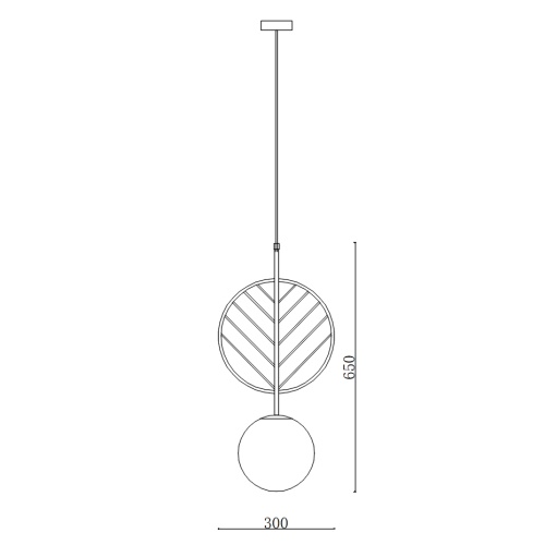 Подвесной Светильник Leaf B Голубой от Imperiumloft 178146-26