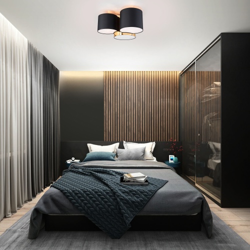 Потолочный светильник TK Lighting 3445 Mona Black/Gold