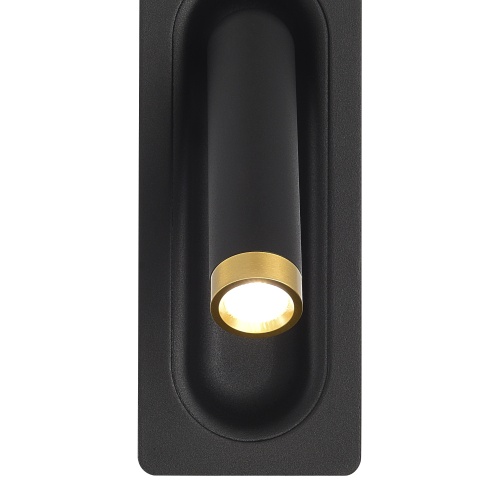 SL6238.401.01 Светильник настенный ST-Luce черный/черный,латунь LED 1*3W 4000K ПАРИЛЛА