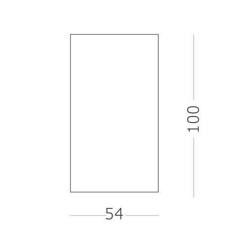 ST110.507.01 Светильник потолочный Белый GU10 1*50W  D54xH100 220V Без ламп Накладные светильники