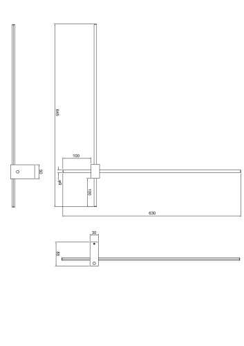 Настенный светильник (бра) Maytoni C070WL-L12GB3K