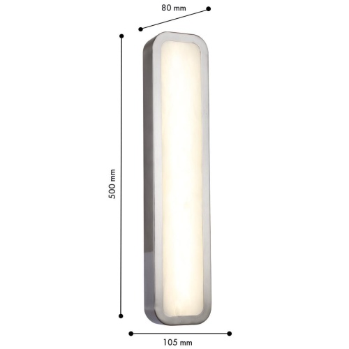 Бра Favourite 4726-1W, настенный светильник, D80xW105xH500, LEDx24W, 1920LM, 3000K, IP44, included