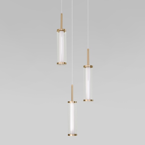 Подвесной светильник Eurosvet 50386/3 LED латунь