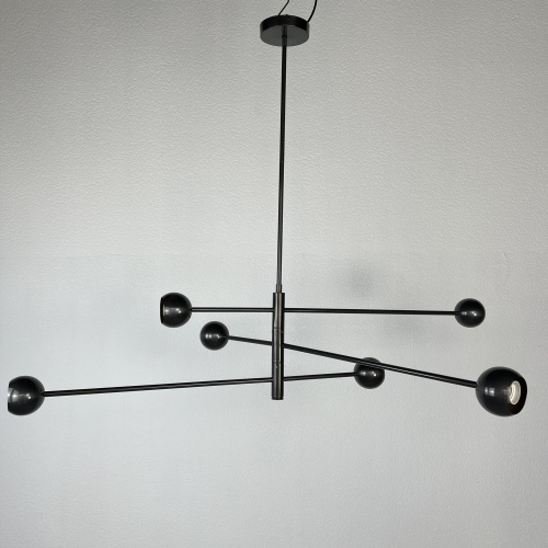 Люстра на штанге SALME L6 A Black 212778-26