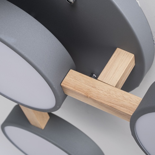 Потолочная люстра JOIST 5 Gray 178329-26