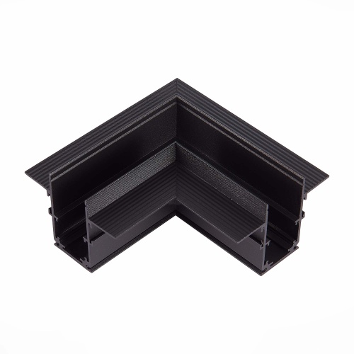 ST007.429.00 Угол-соединитель для встраиваемого магнитного шинопровода под ГКЛ 9м ST-Luce Черный SKYLINE 48