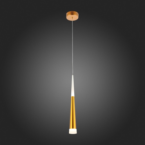 SLE200103-01 Светильник подвесной Золотистый/Золотистый, Белый LED 1*7W 3000K ORPELO