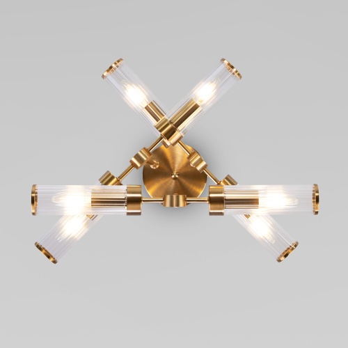  Eurosvet 60166/6 /потолочный светильник/  латунь Smart